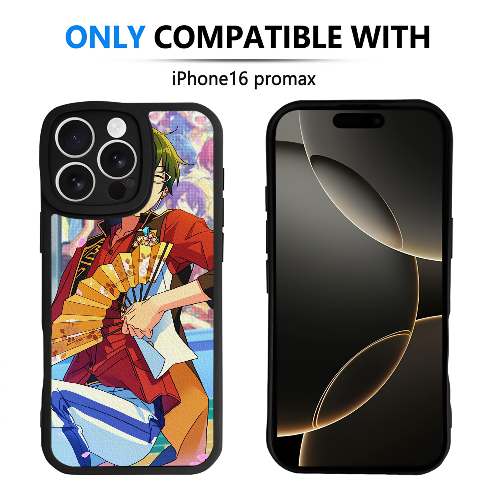 （画像用） あんさんぶるスターズ! Ensemble Stars 【iPhone 16シリーズ対応】シリコンスマホケース（レザー調） 材質：シリコン